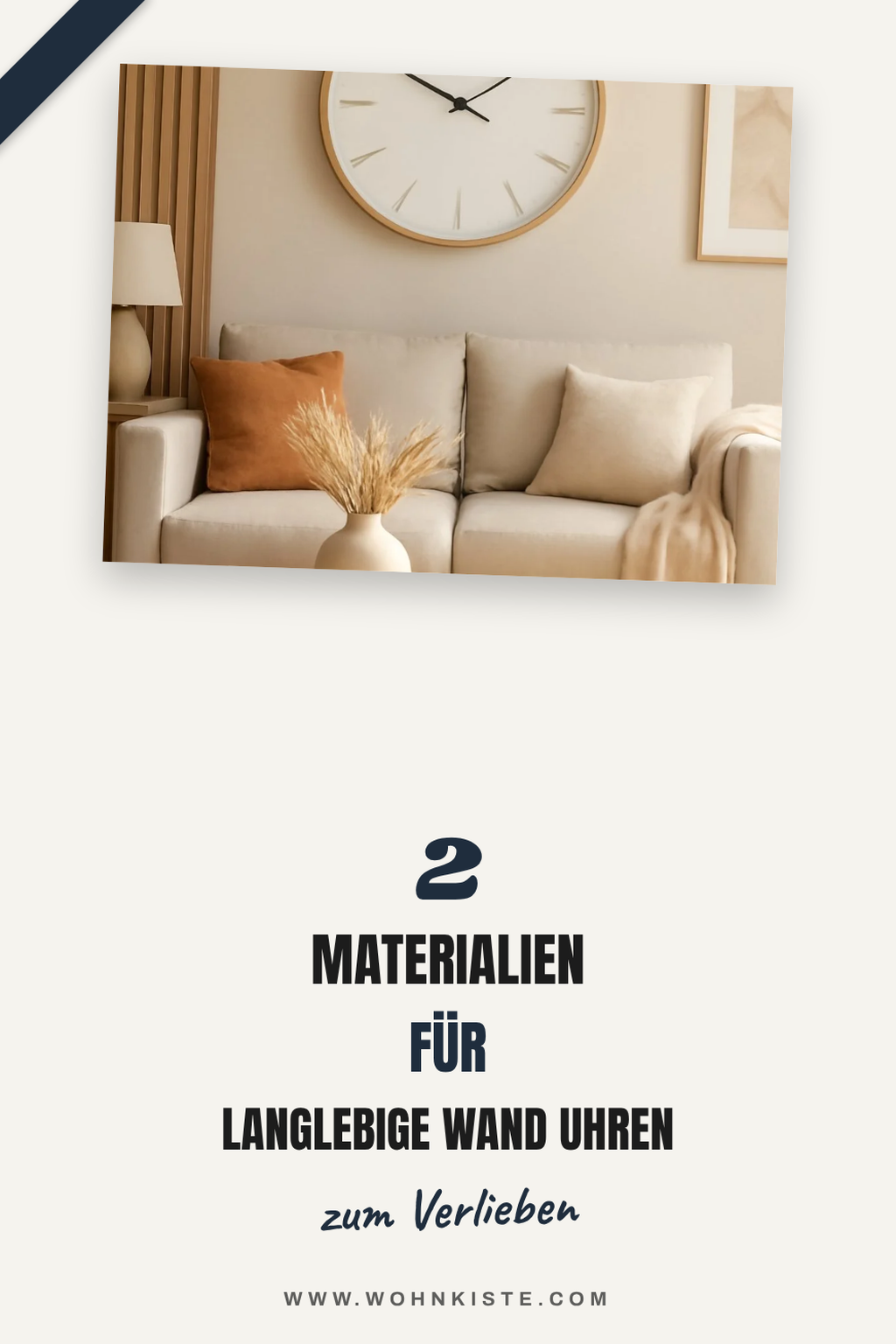 Die besten Materialien für Wand Uhren