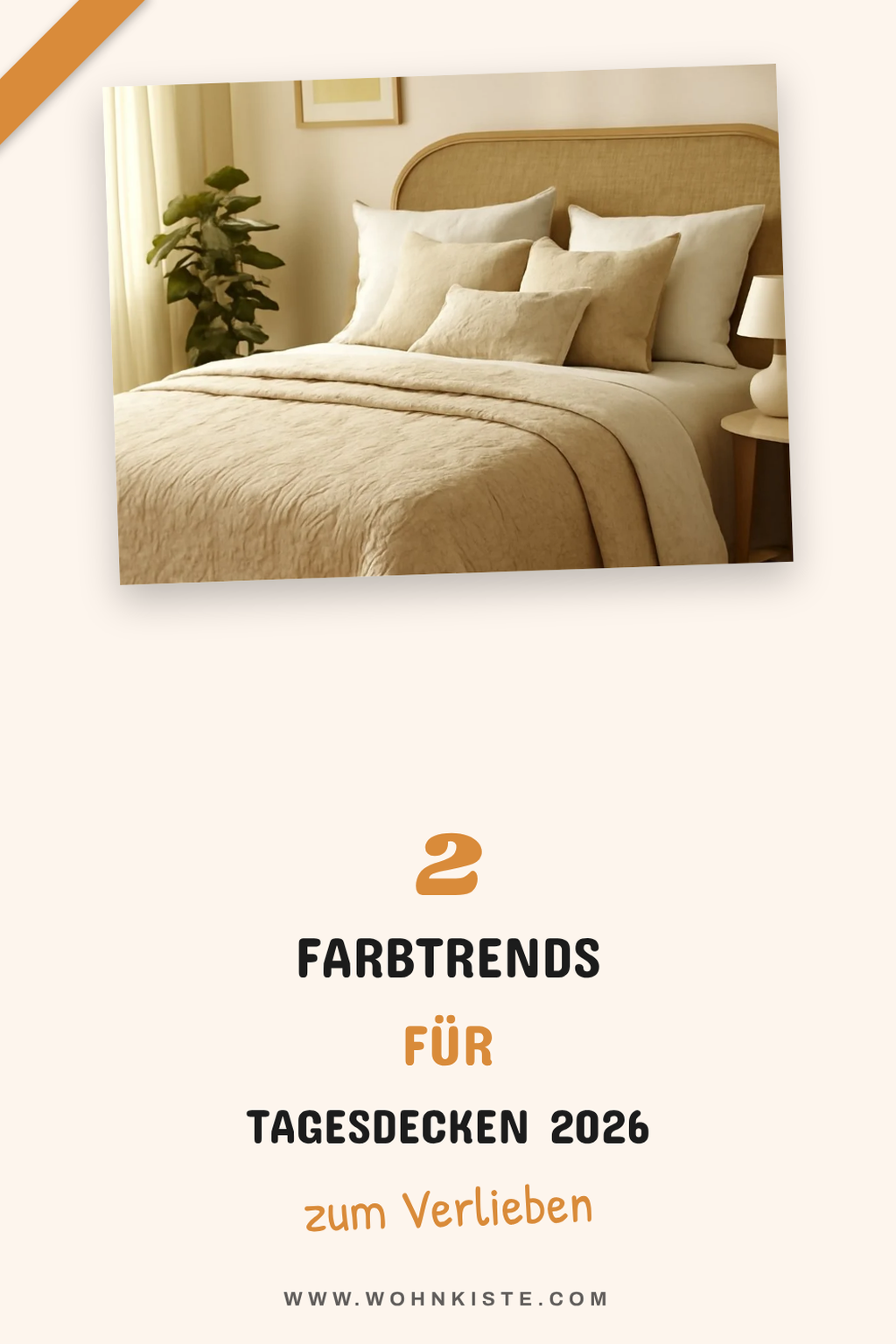 Farbtrends für Tagesdecken im Sommer 2026