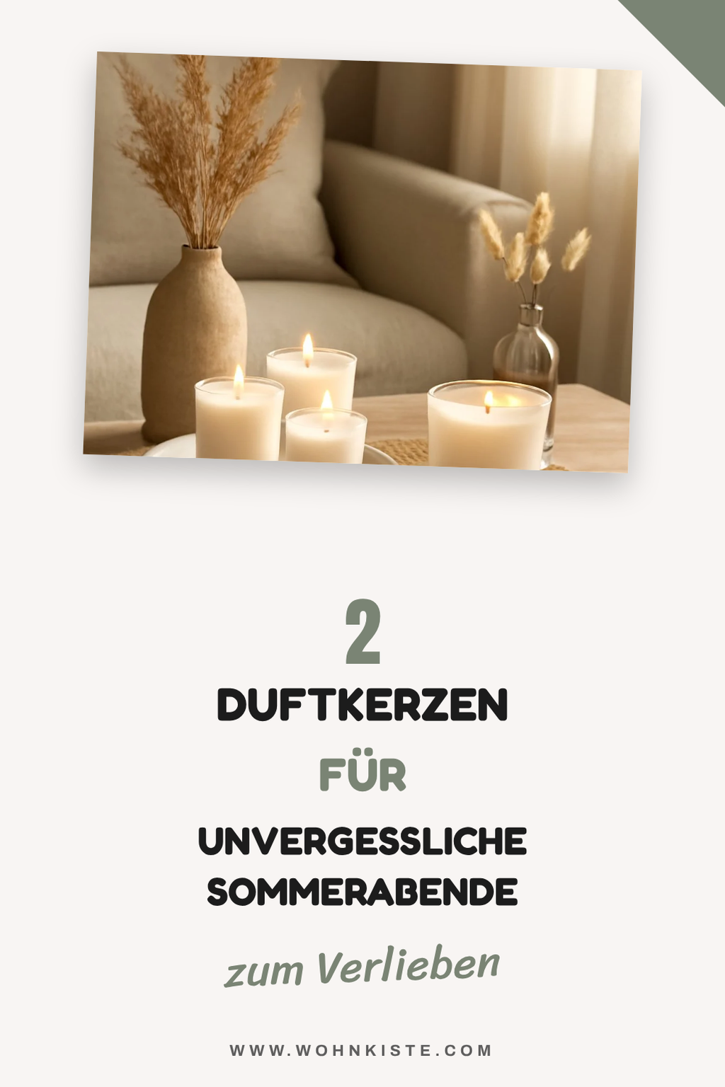 Die besten Kerzen für eine Sommerparty
