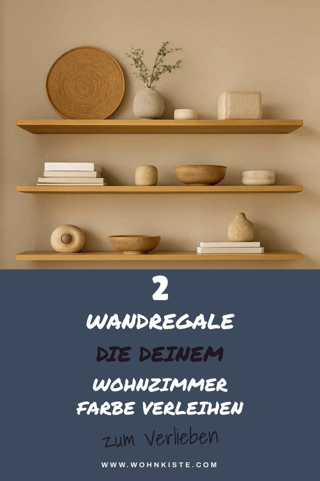 Diese Wandregale bringen Farbe ins Wohnzimmer