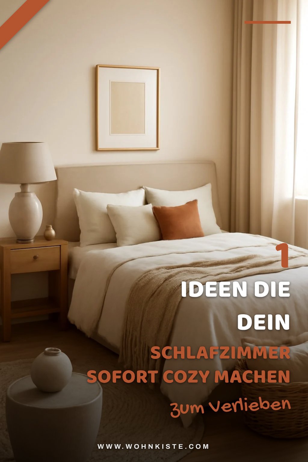 So schaffst du eine gemütliche Atmosphäre im Schlafzimmer