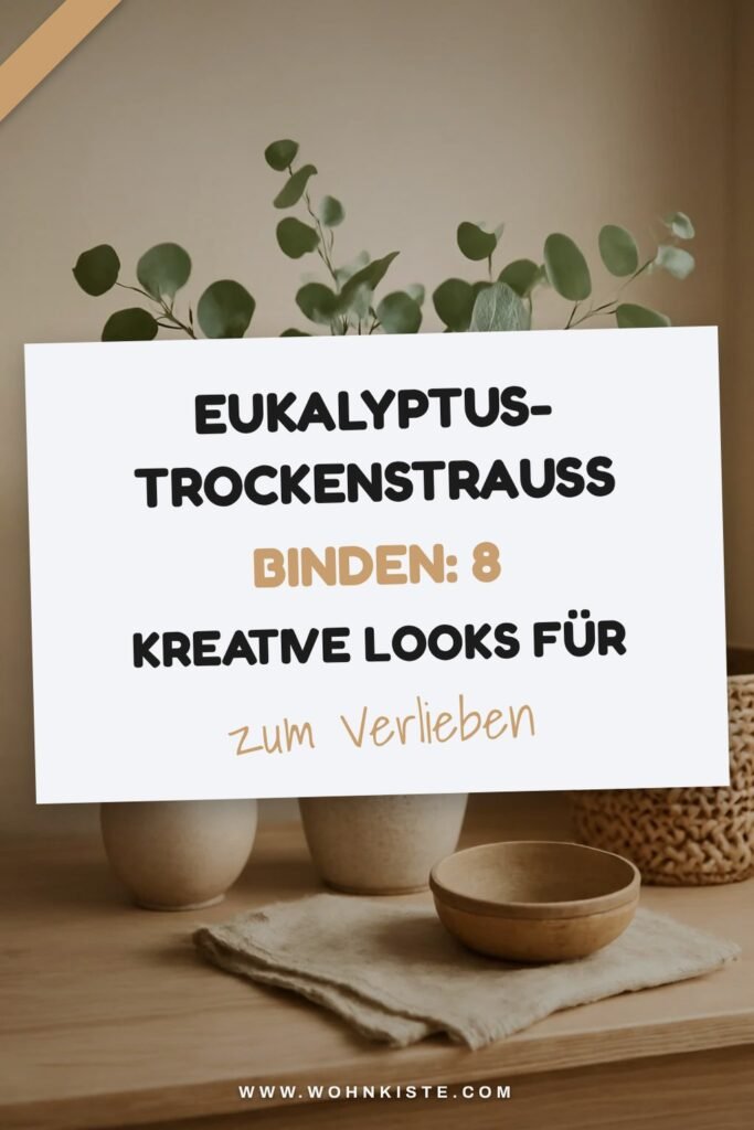 Eukalyptus-Trockenstrauß binden: 8 kreative Looks für 2026