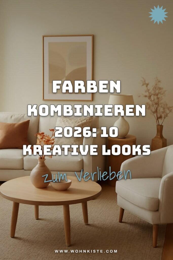 Farben kombinieren 2026: 10 kreative Looks für dein Wohnzimmer