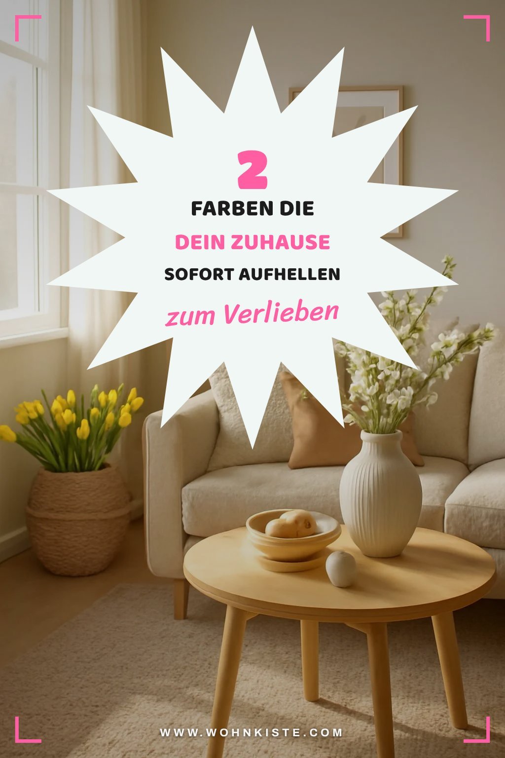 Mit Farben die Frühlingsstimmung einladen