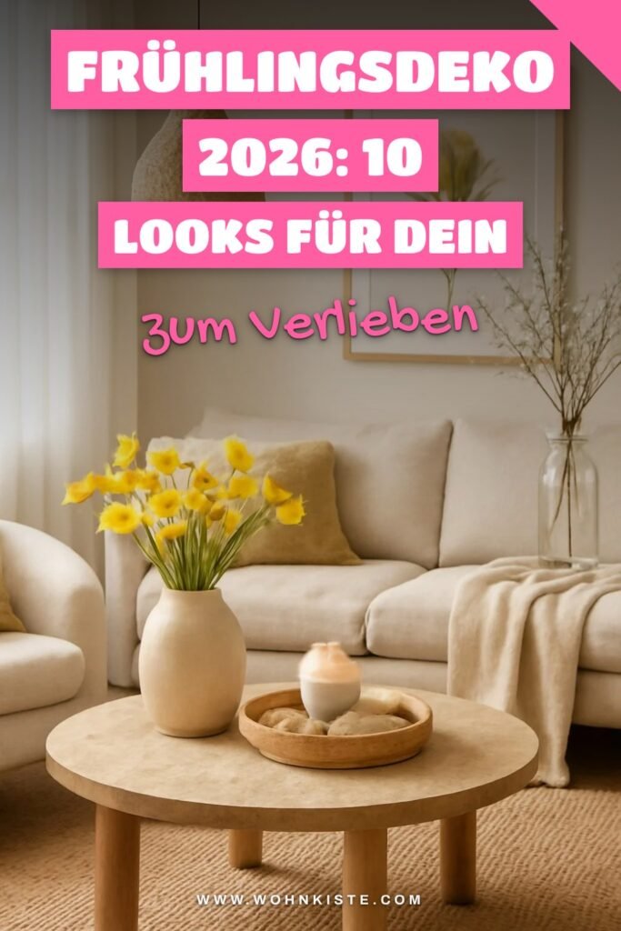 Frühlingsdeko 2026: 10 Looks für dein Zuhause, die begeistern