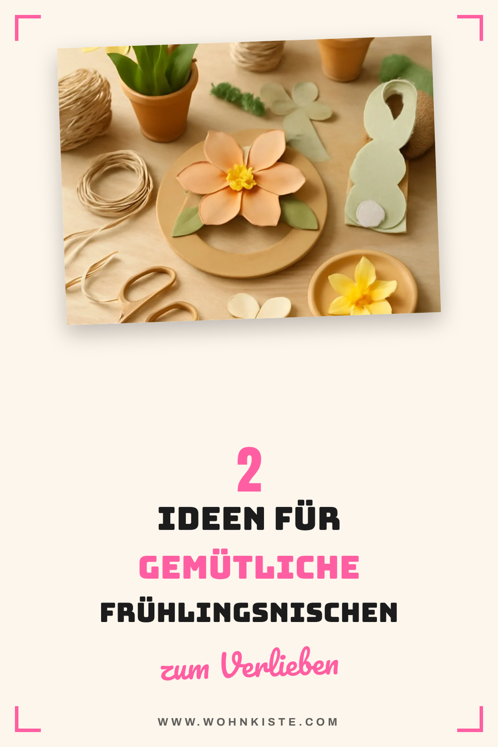 Gemütliche Ecken für den Frühling