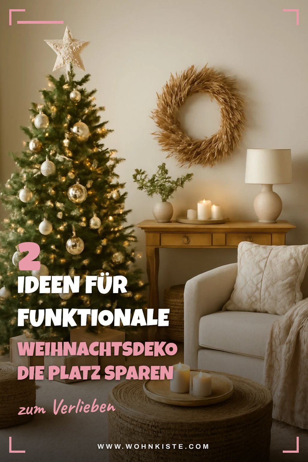 Funktionale Weihnachtsdeko für jeden Raum