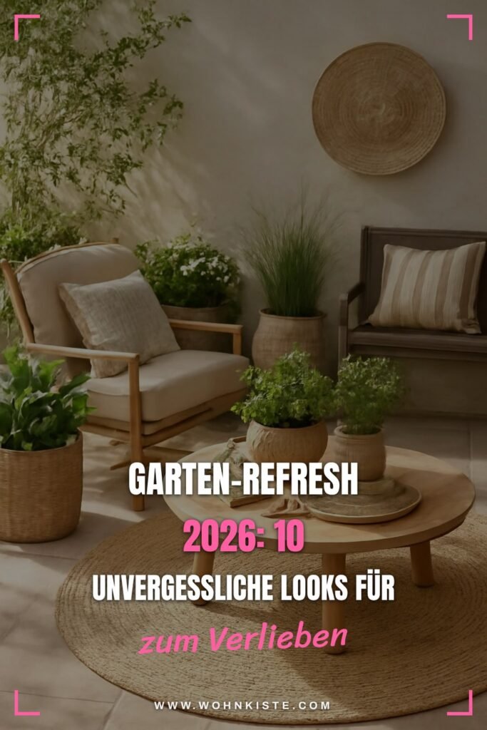 Garten-Refresh 2026: 10 unvergessliche Looks für den Sommer