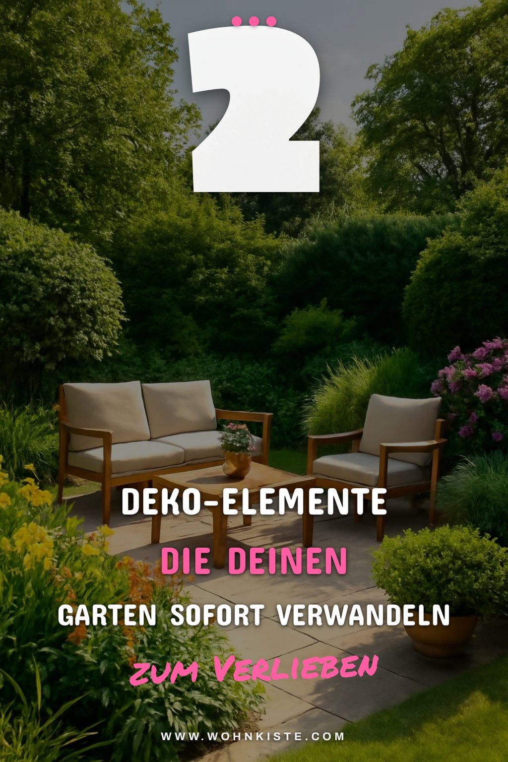 Diese Deko-Ideen machen deinen Garten einzigartig