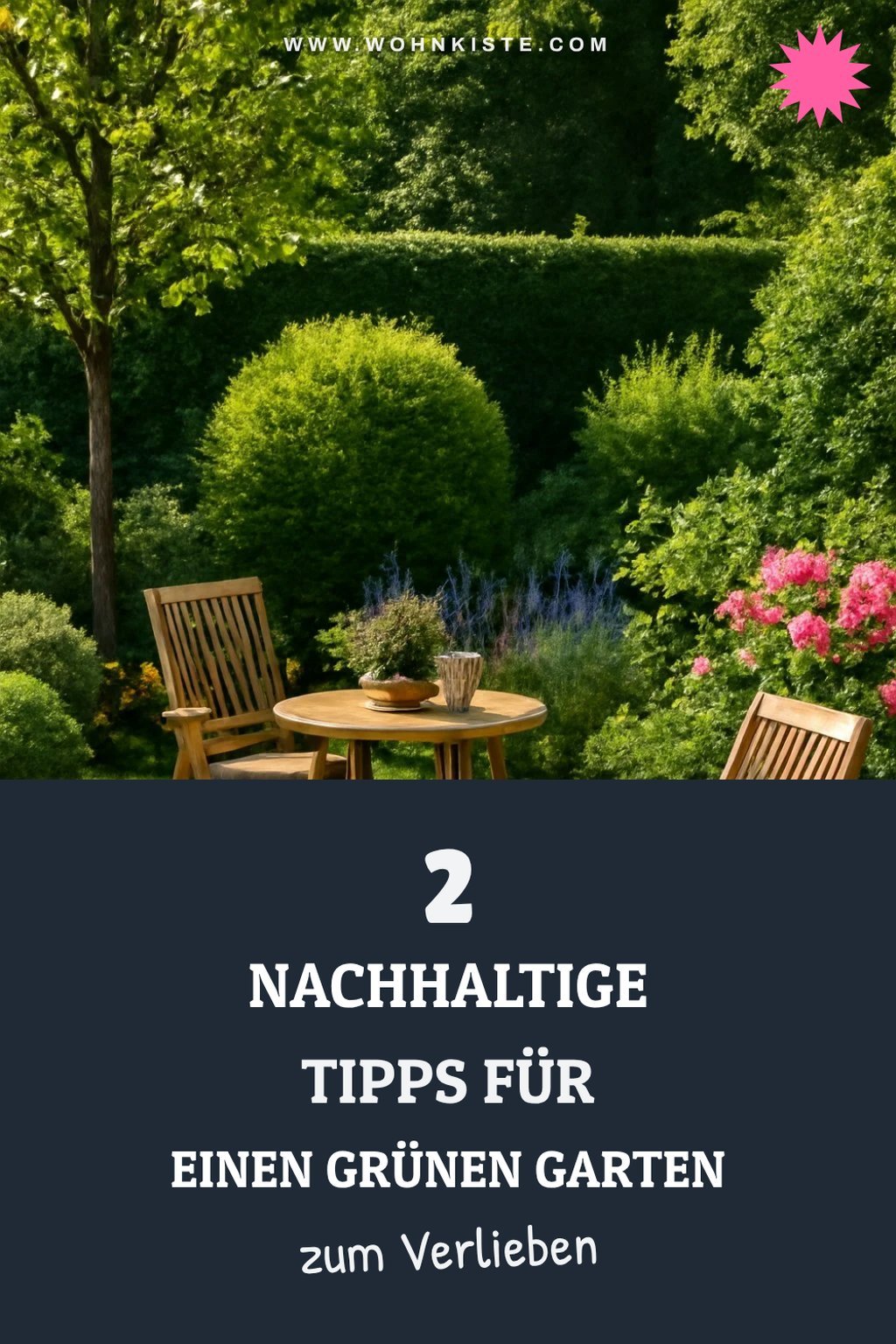 Ideen für nachhaltige Gartenpflege