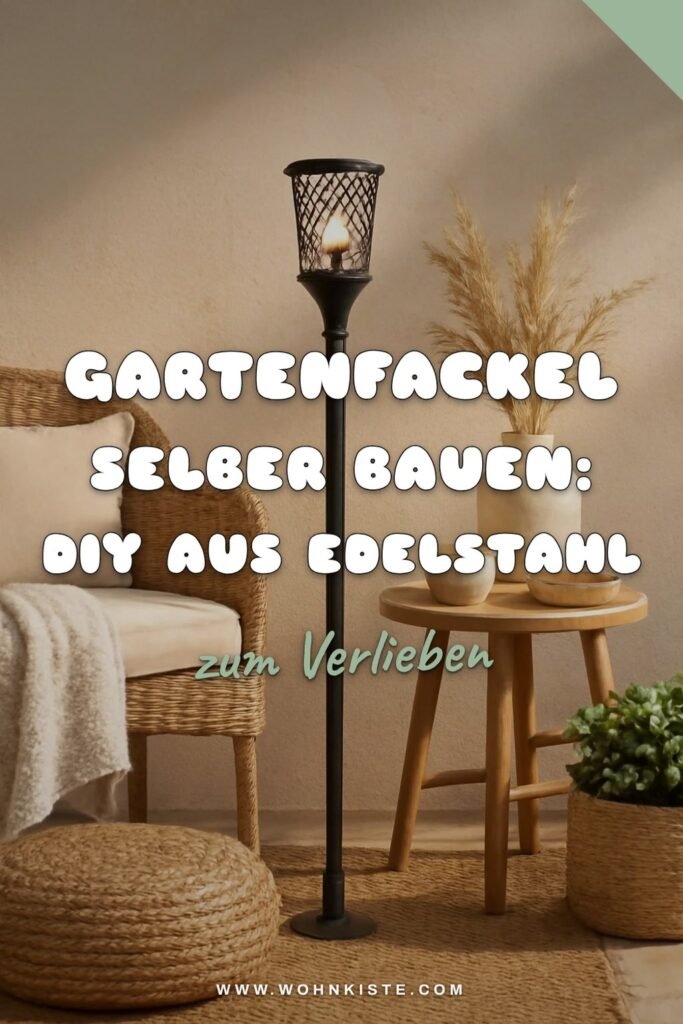 Gartenfackel selber bauen: DIY aus Edelstahl + Top-Modelle