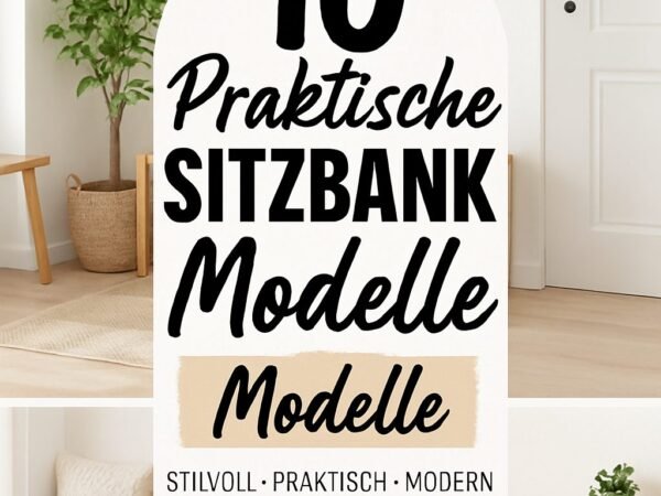 Sitzbank Ideen für den Flur