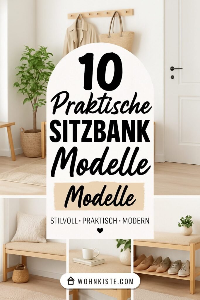 Sitzbank Ideen für den Flur