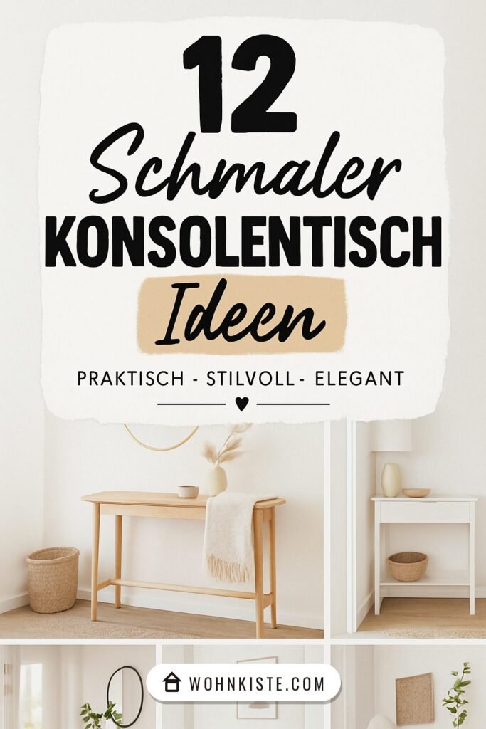 Konsolentisch für den Flur