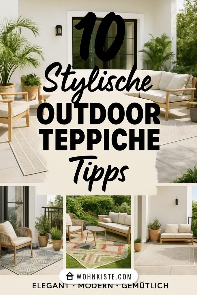 10 stylische Outdoor Teppiche