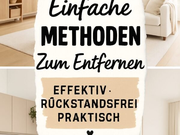 Möbelfolie Rückstandsfrei Entfernen