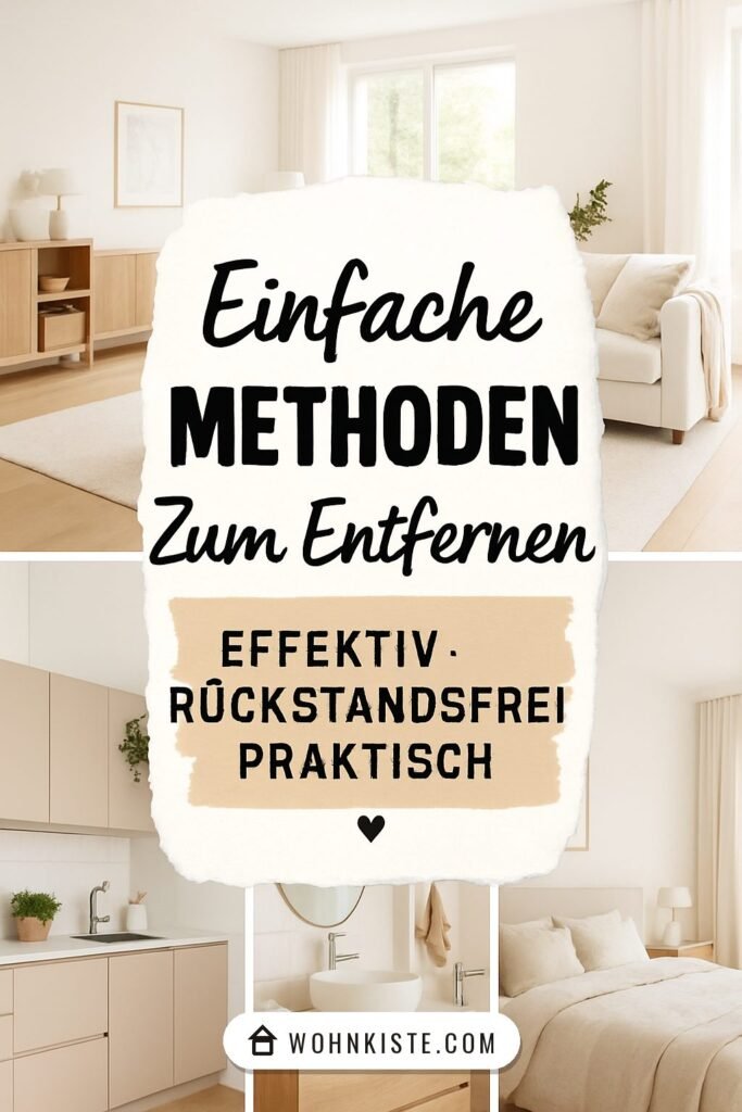 Möbelfolie Rückstandsfrei Entfernen