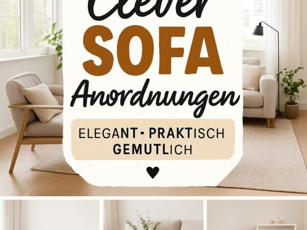 10 clevere Sofa Anordnungen