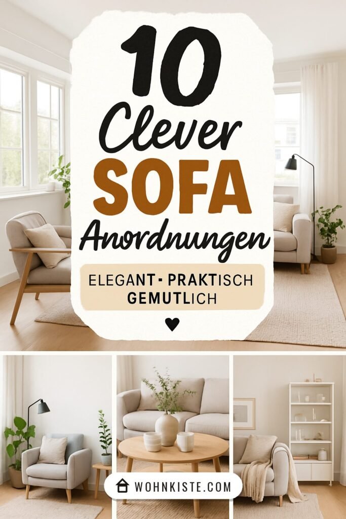 10 clevere Sofa Anordnungen