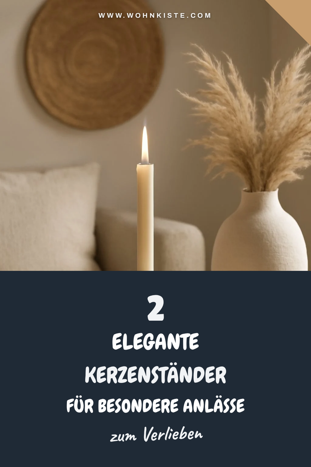 Elegante Kerzenständer für festliche Anlässe