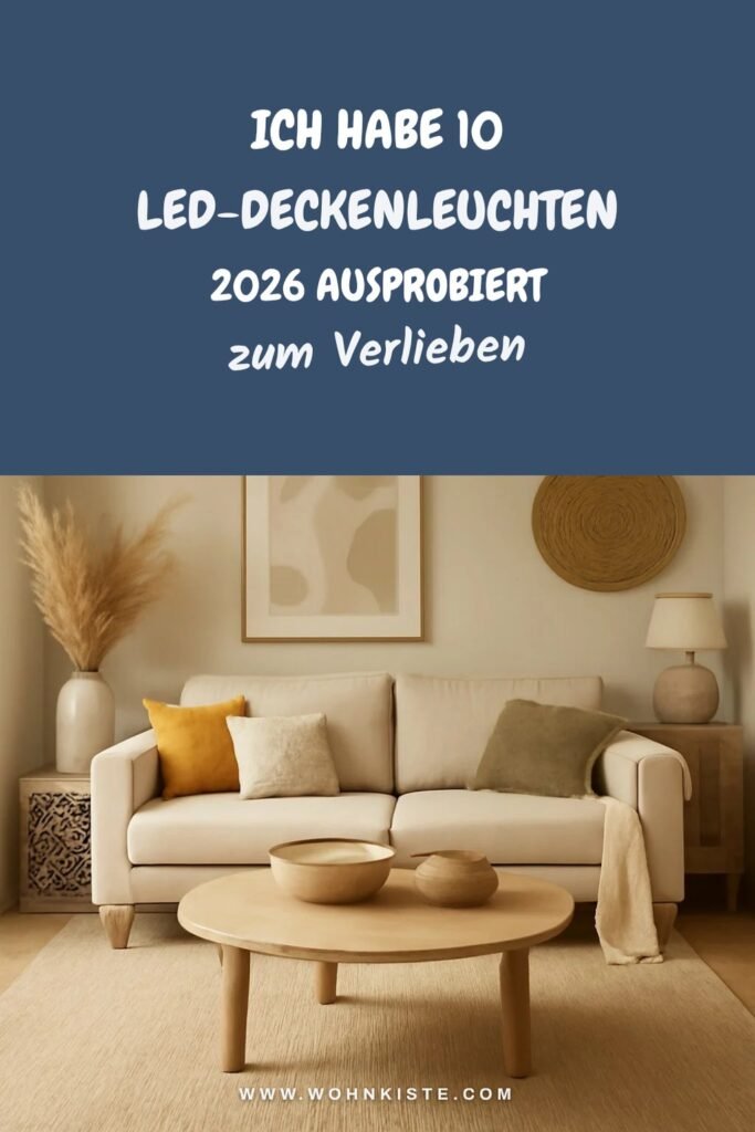 Ich habe 10 LED-Deckenleuchten 2026 ausprobiert — Idee Nr. 4 hat mich überrascht