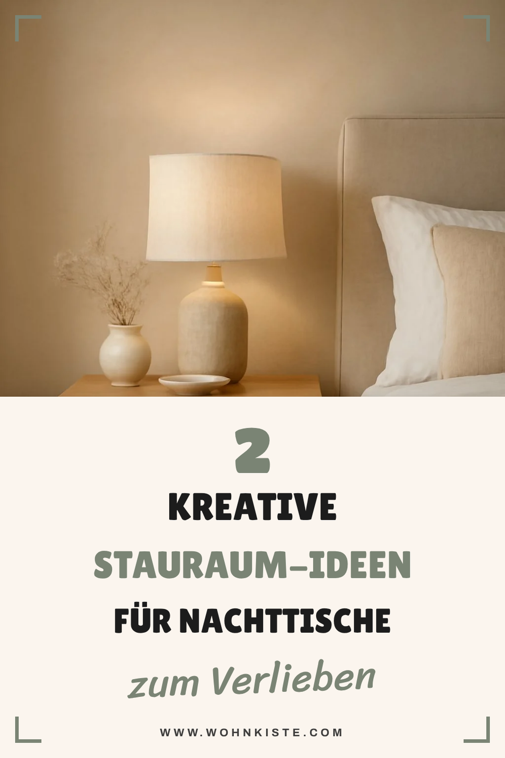 Kreative Stauraum-Ideen für Nachttische
