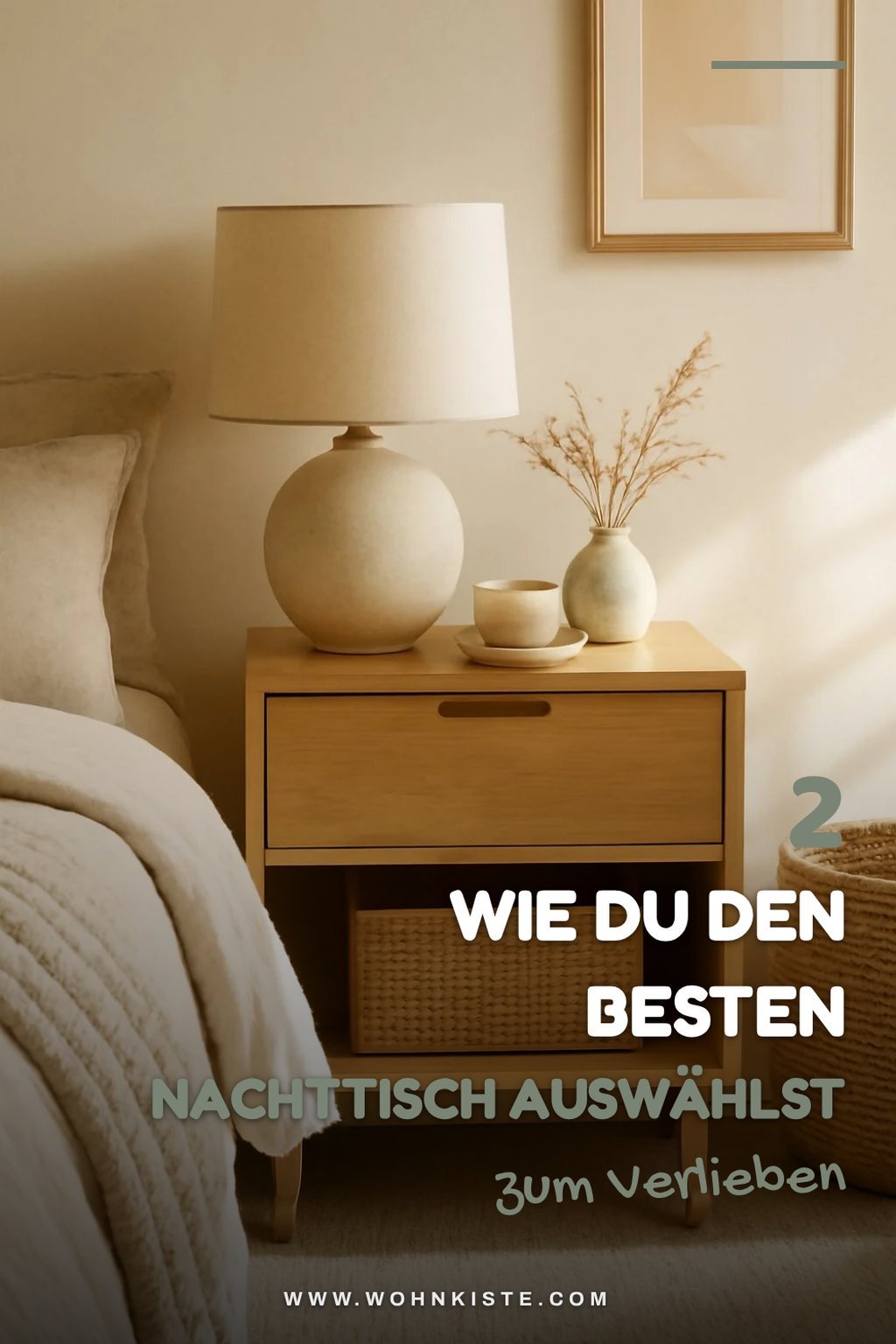 Materialien für stilvolle Nachttische