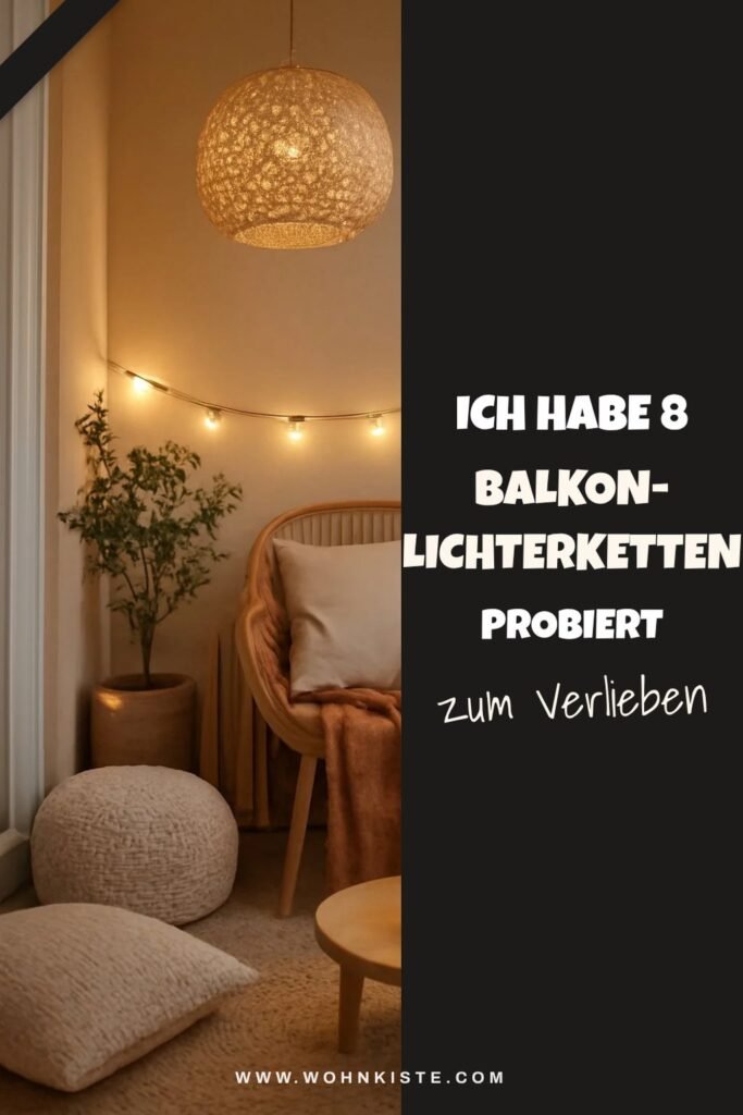 Ich habe 8 Balkon-Lichterketten probiert — Idee Nr. 3 hat mich überrascht