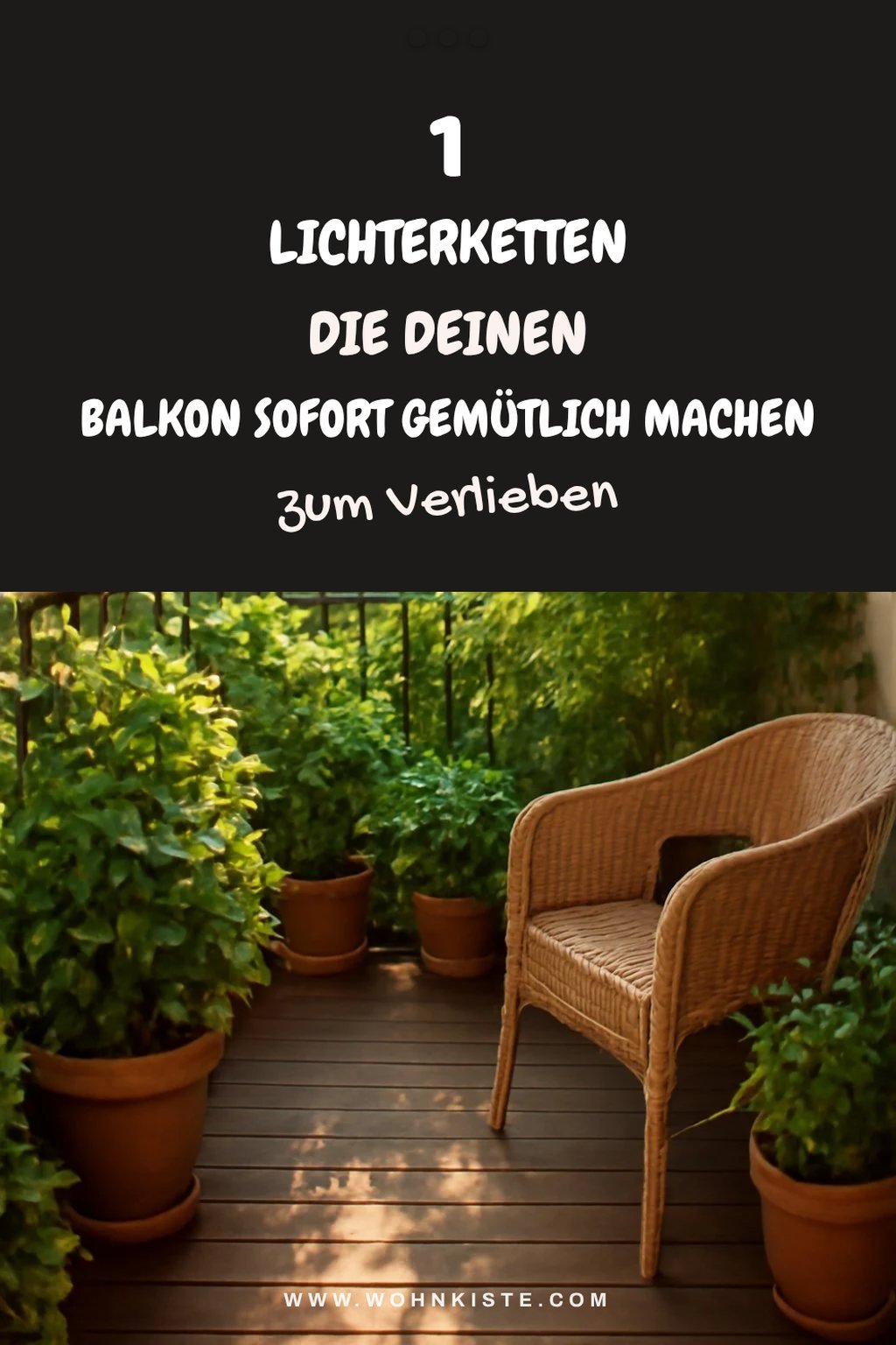 So verwandelst du deinen Balkon mit Lichterketten in eine Oase