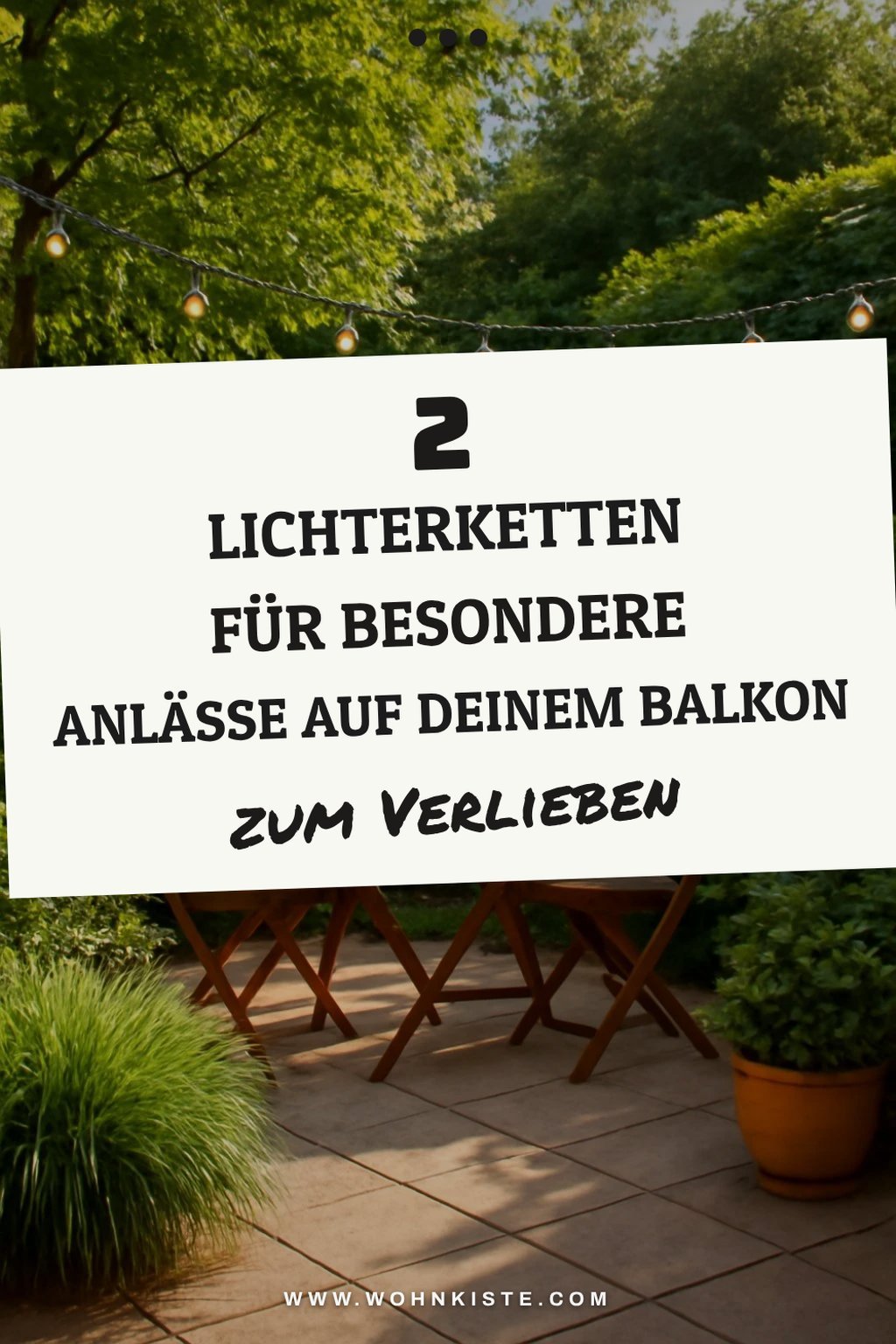Lichterketten für besondere Anlässe