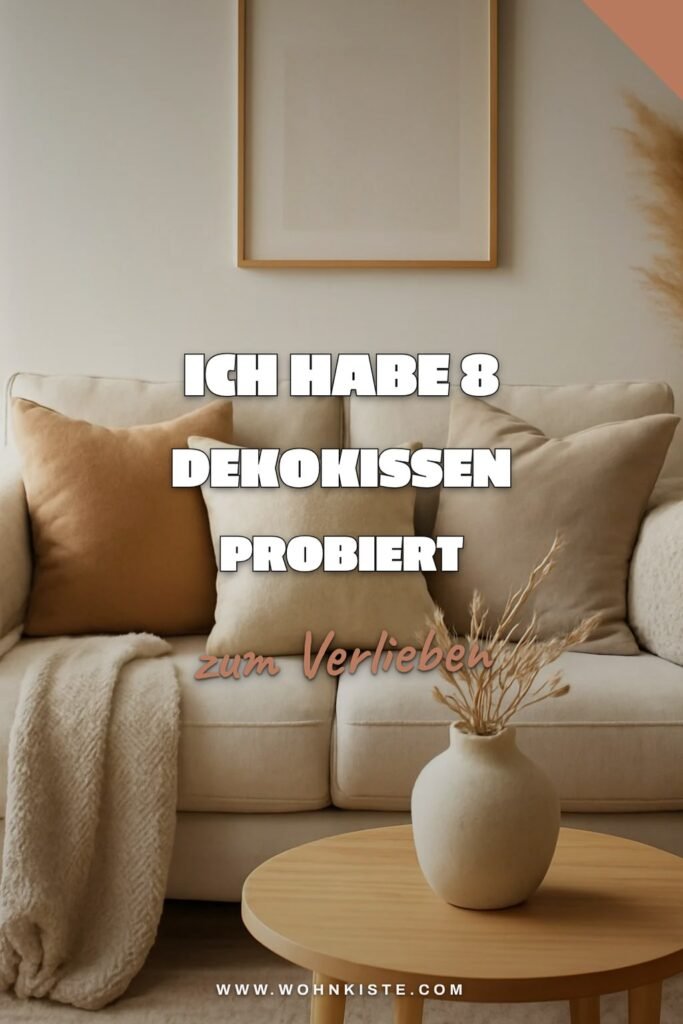 Ich habe 8 Dekokissen probiert — Idee Nr. 5 hat mich überrascht