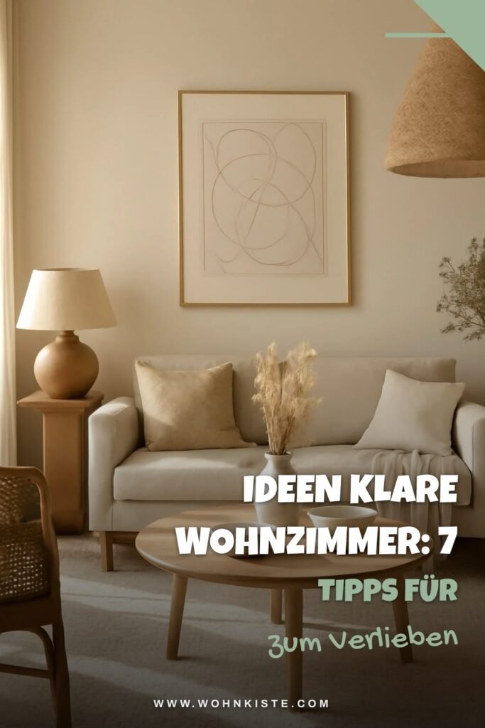 Ideen klare Wohnzimmer: 7 Tipps für mehr Ruhe und Stil