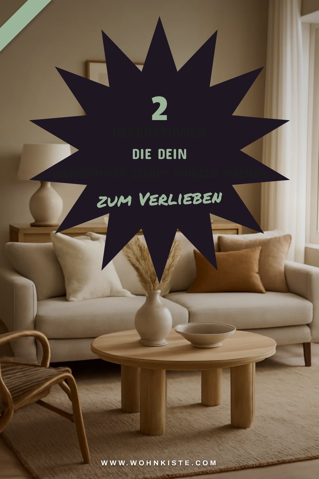 Diese Dekorationen bringen Ruhe ins Wohnzimmer