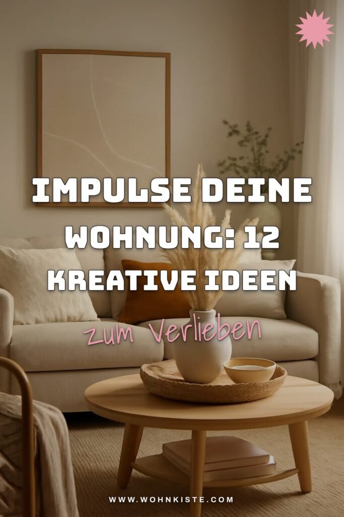 Impulse deine Wohnung: 12 kreative Ideen für frischen Wind