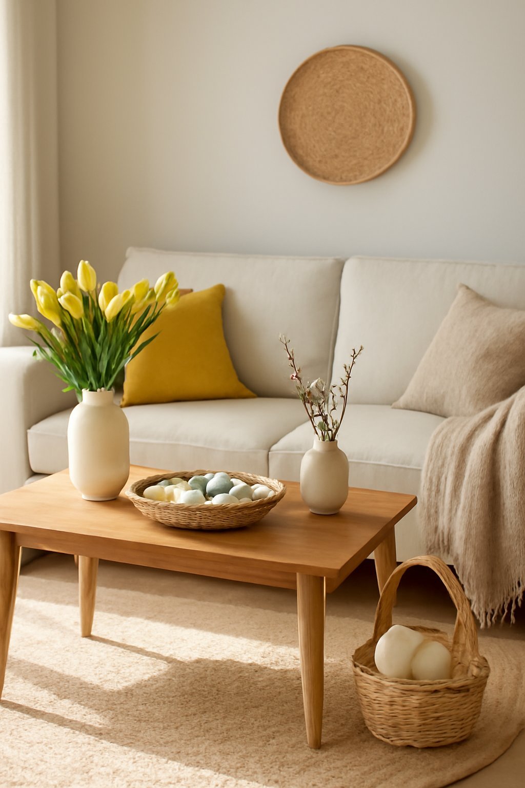 7 Basics für ein stimmiges Wohnzimmer zu Ostern