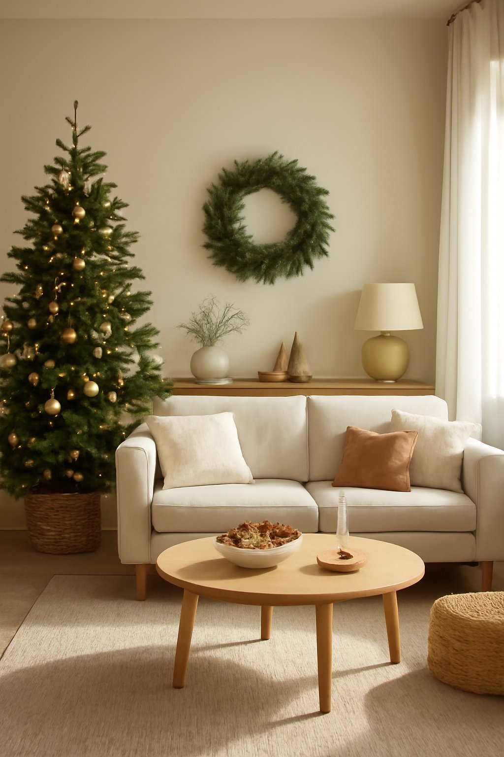 12 klare Deko-Ideen reduzierte Räume für Weihnachten