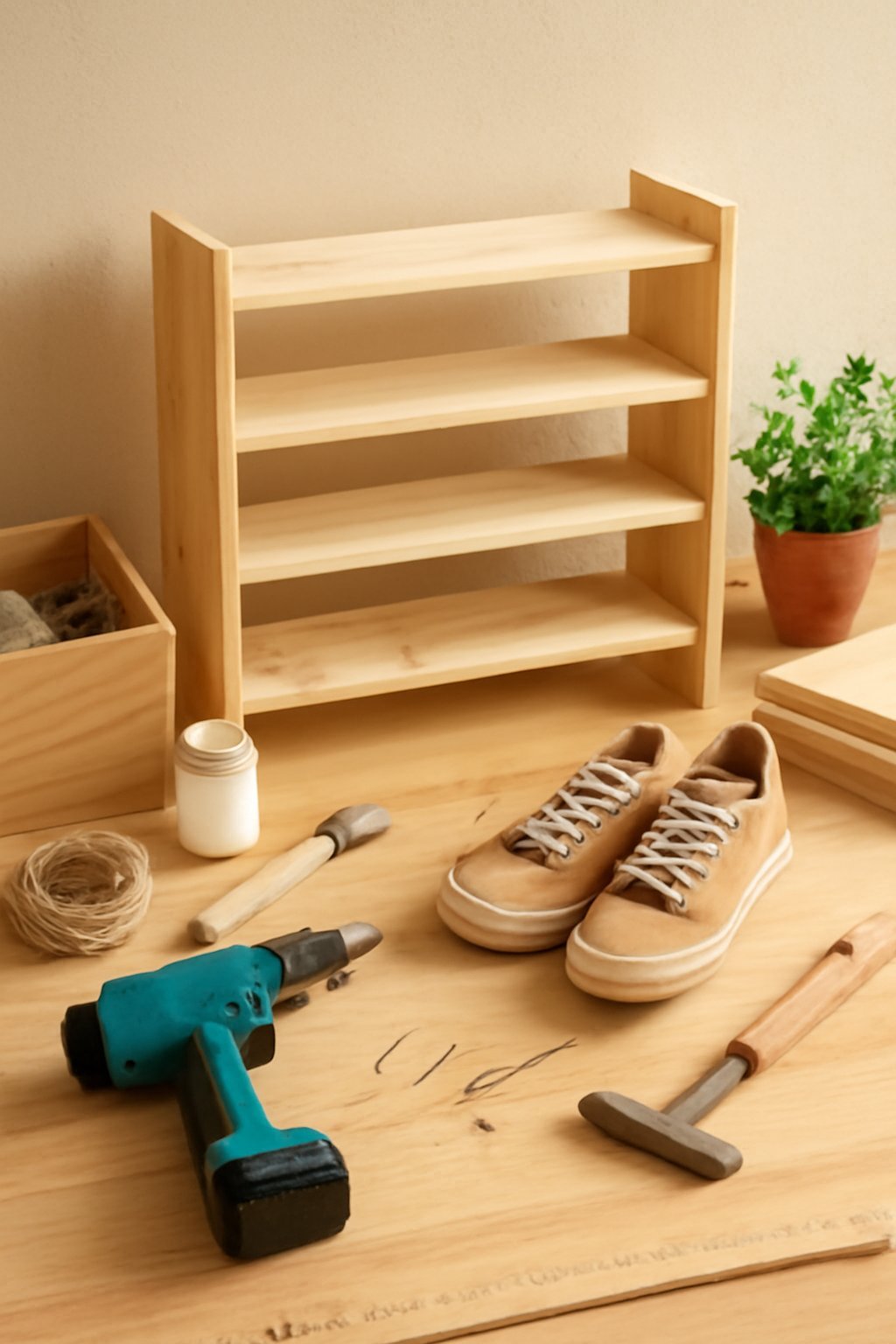 Schuhregal selber bauen: 15 kreative Ideen für dein Zuhause