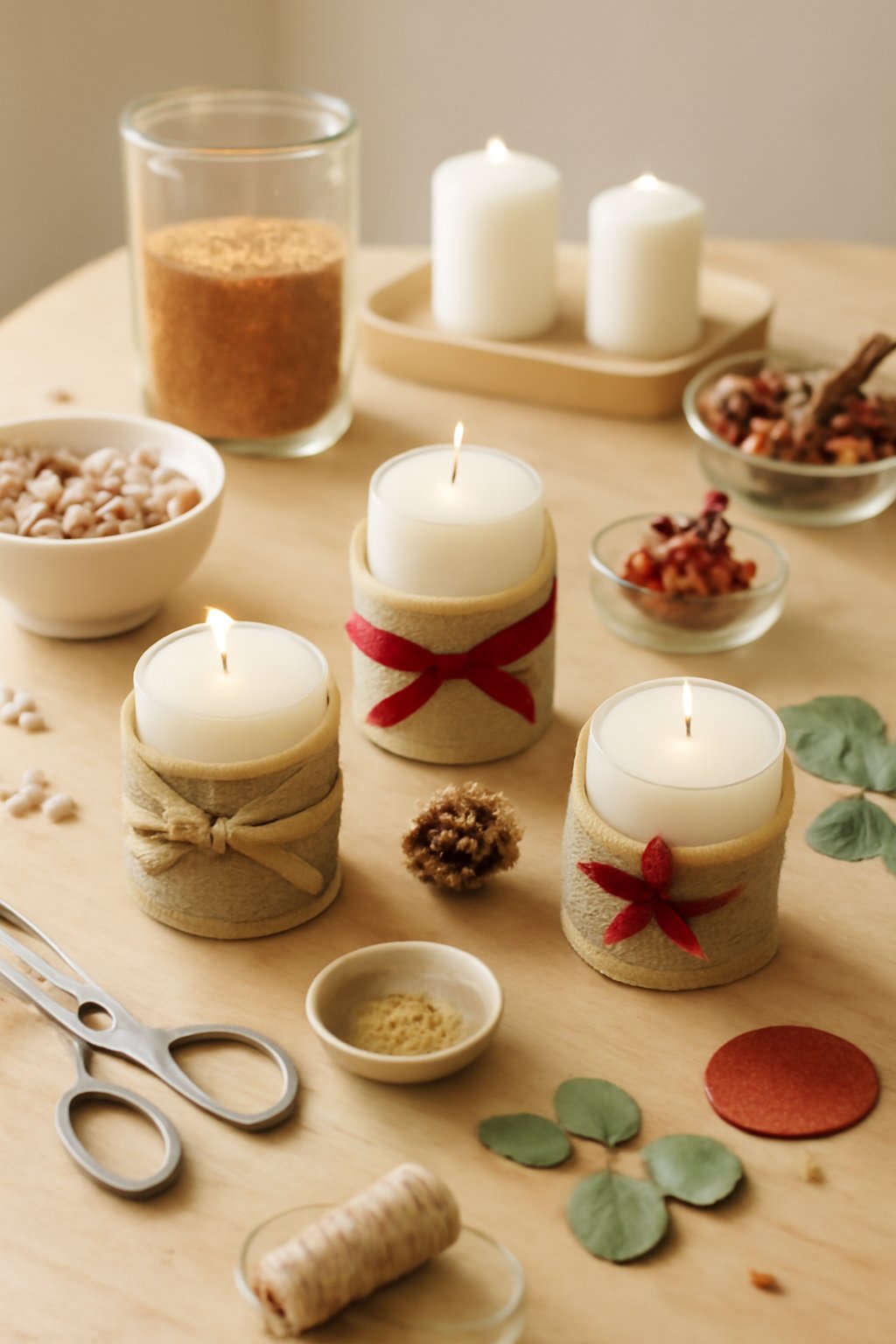 Kerzenhalter selber dekorieren: 12 festliche DIY-Ideen