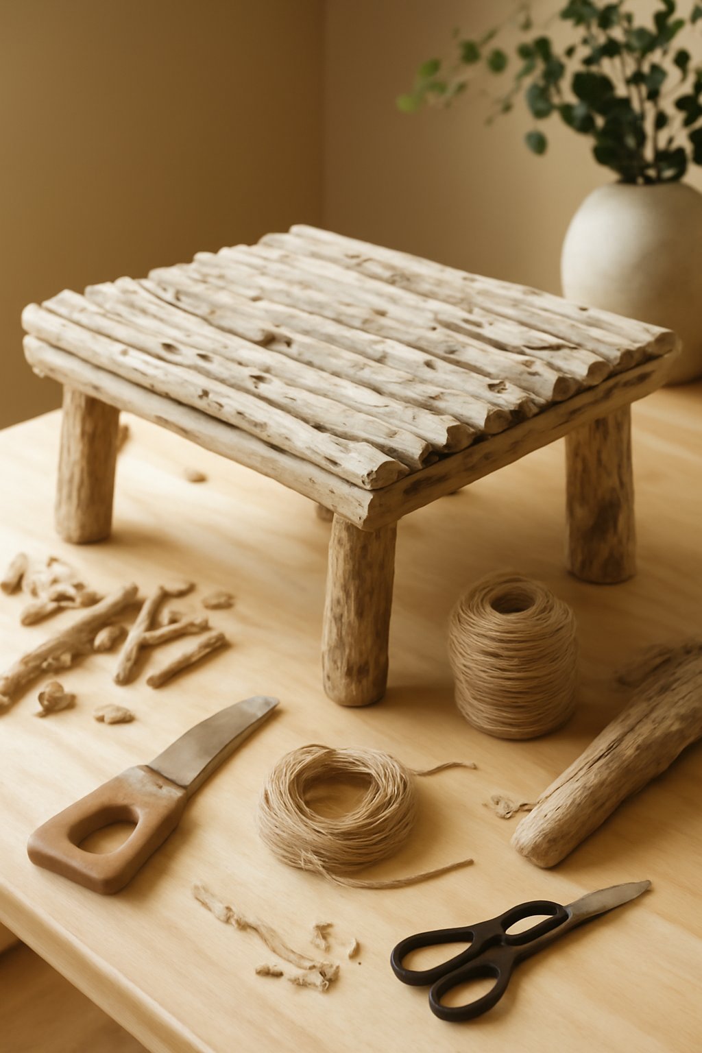 Treibholz-Couchtisch selber bauen für ein naturnahes Zuhause
