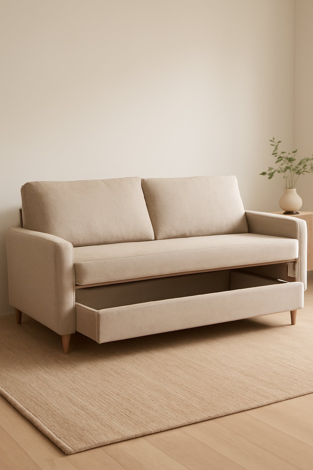 Schlafsofa mit Bettkasten: 7 platzsparende Modelle