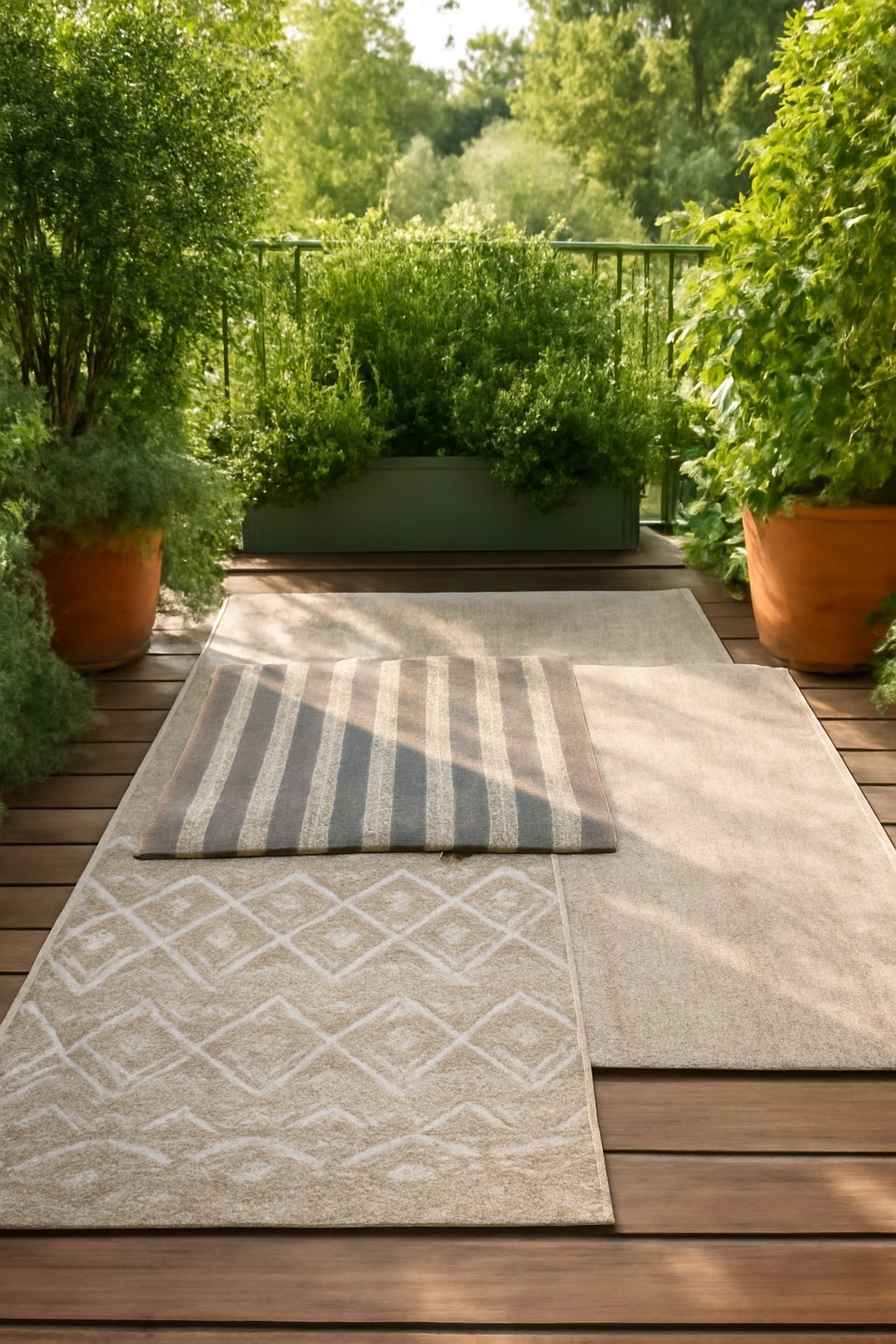 Outdoor Teppich: 9 wetterfeste Modelle für Balkon und Terrasse