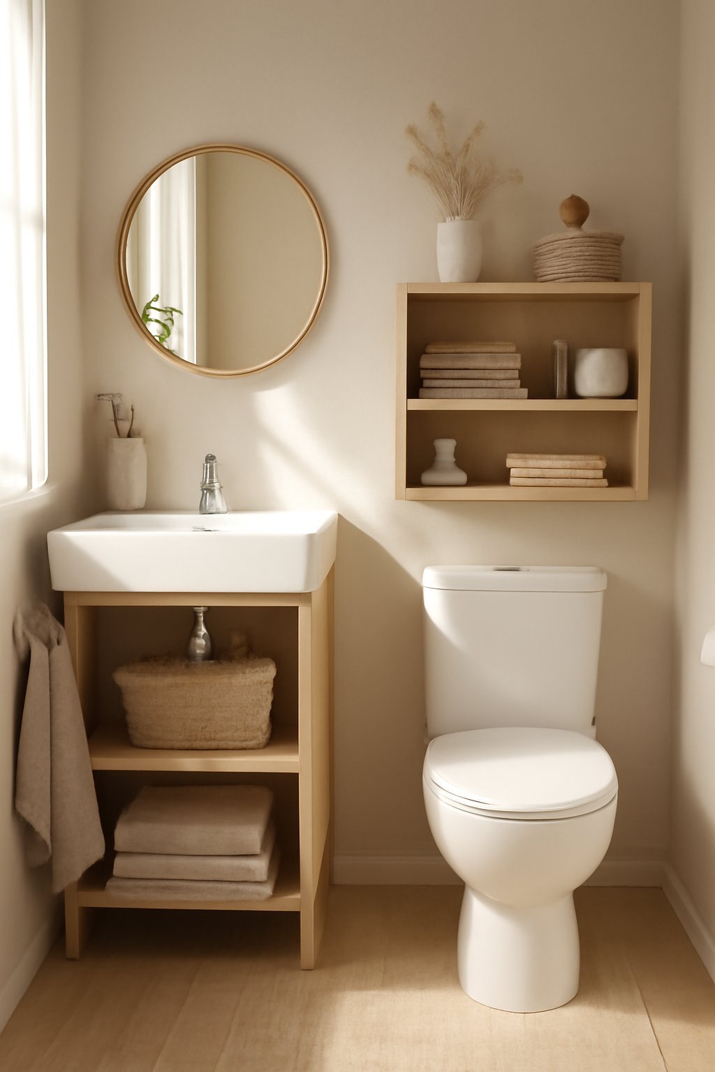 Cleverer Stauraum für kleine Badezimmer