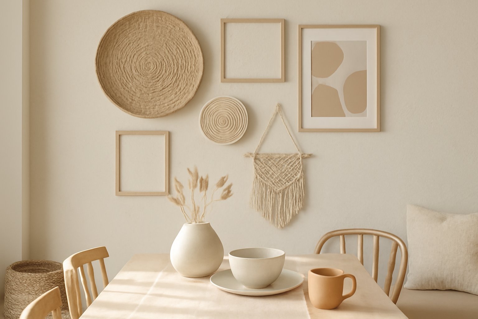 Kreative Wandgestaltung für dein Esszimmer