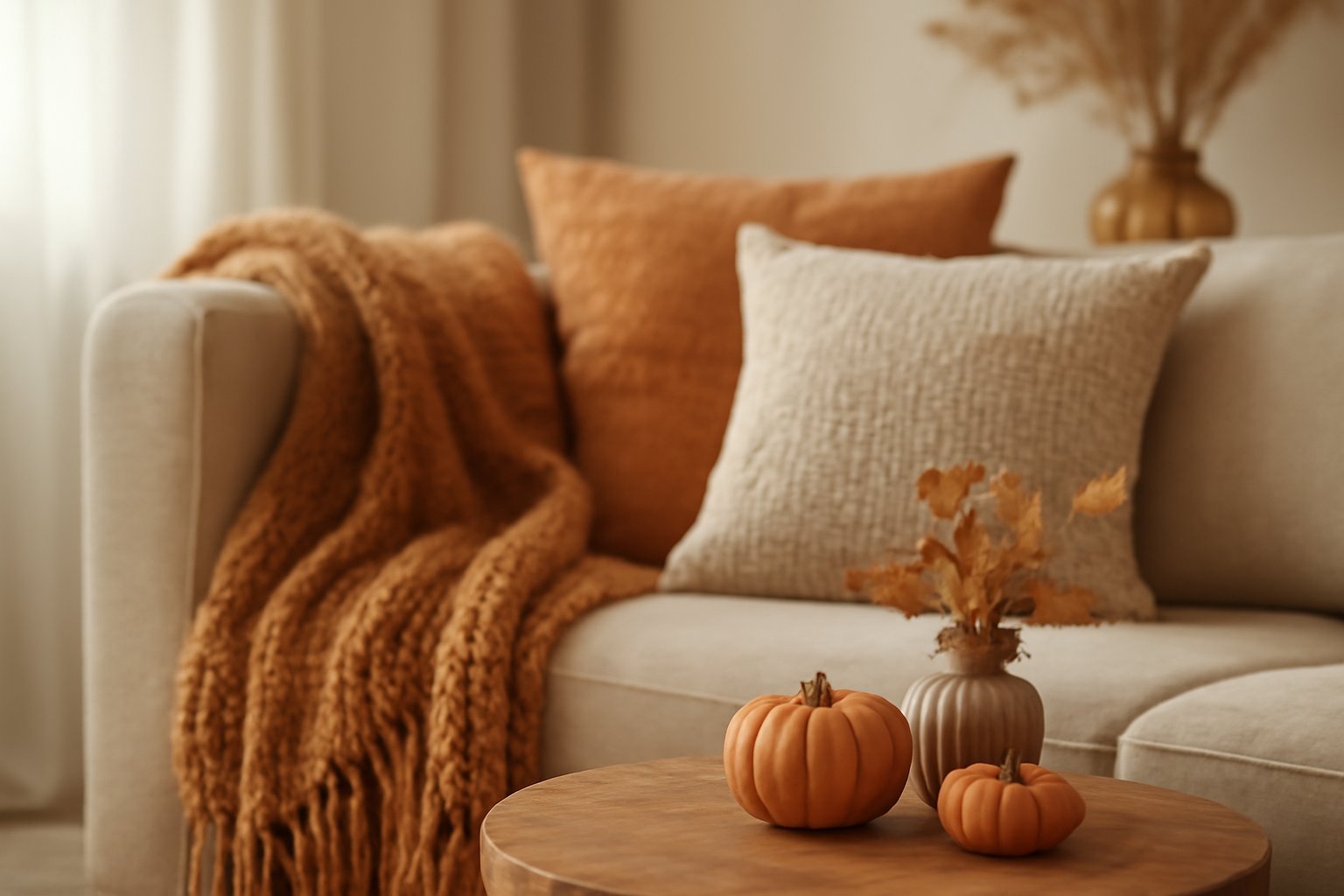 Gemütliche Textilien für den Herbst