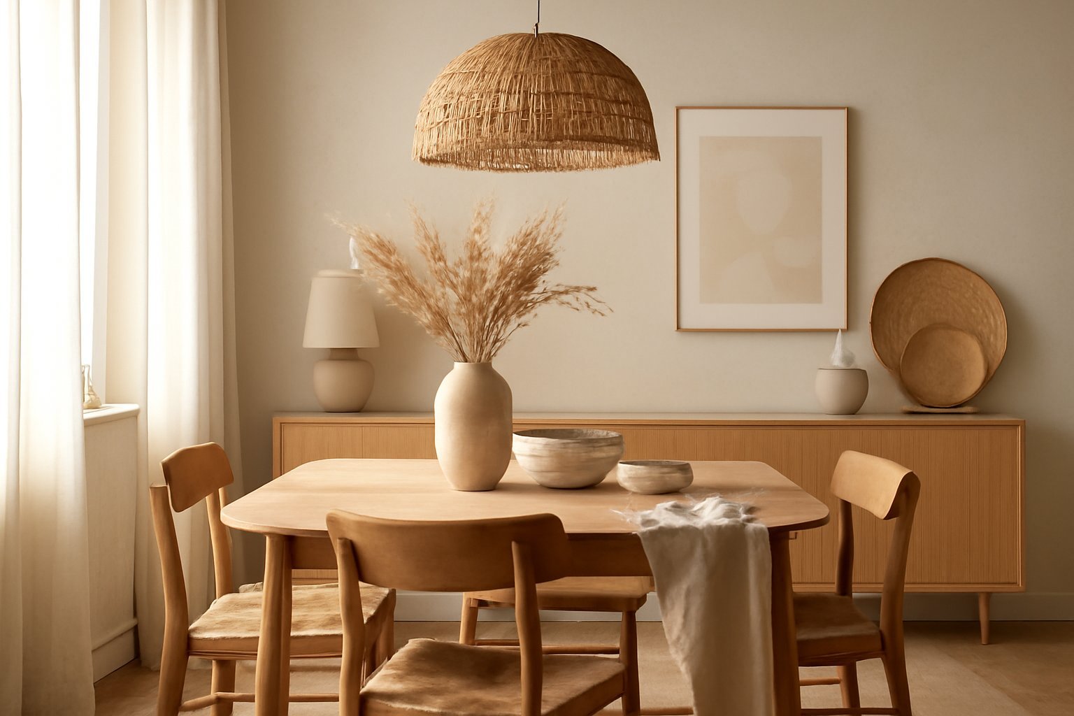 Stimmungsvolle Beleuchtung für das Esszimmer