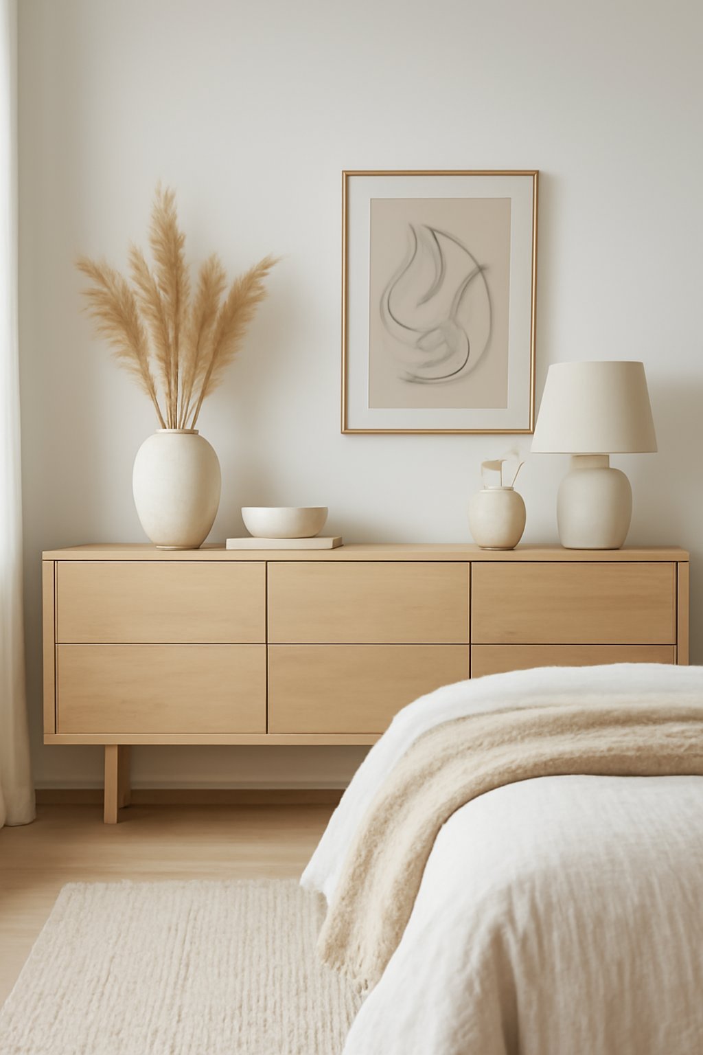 Schmaler Nachttisch Sideboard