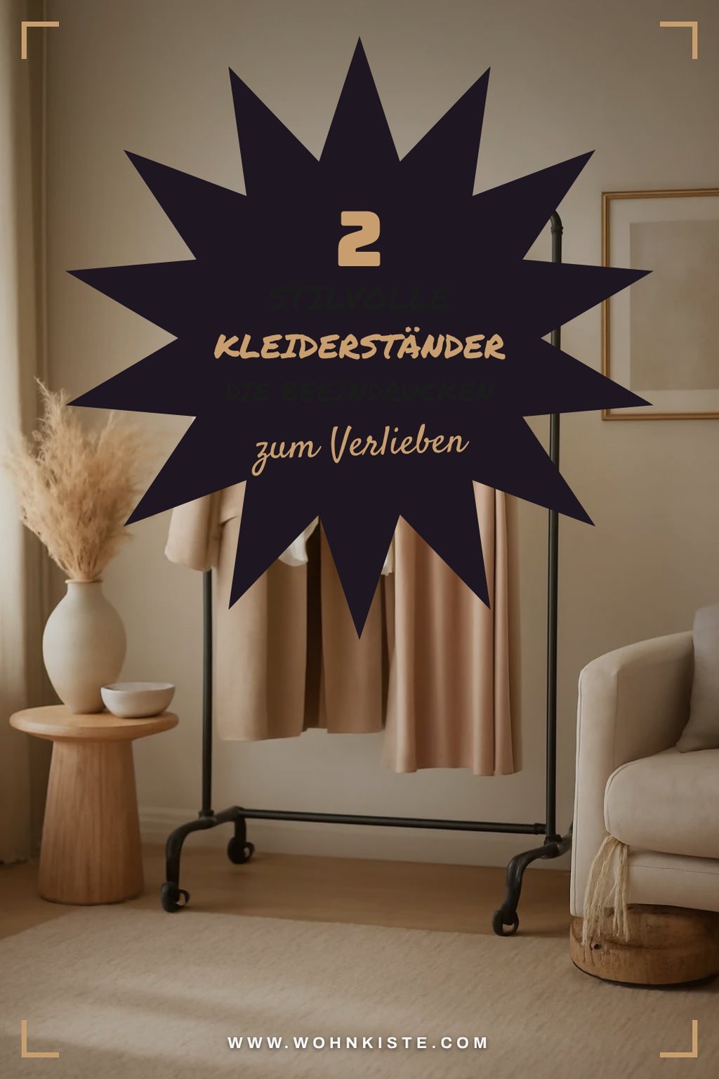Stilvolle Kleiderständer für jeden Raum