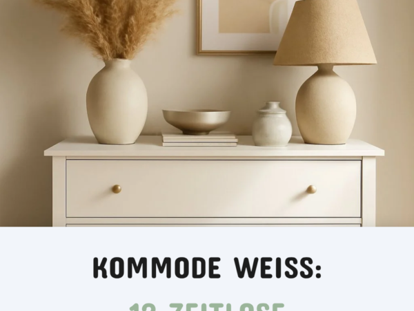 Kommode in Weiß: 12 zeitlose Modelle für jeden Raum