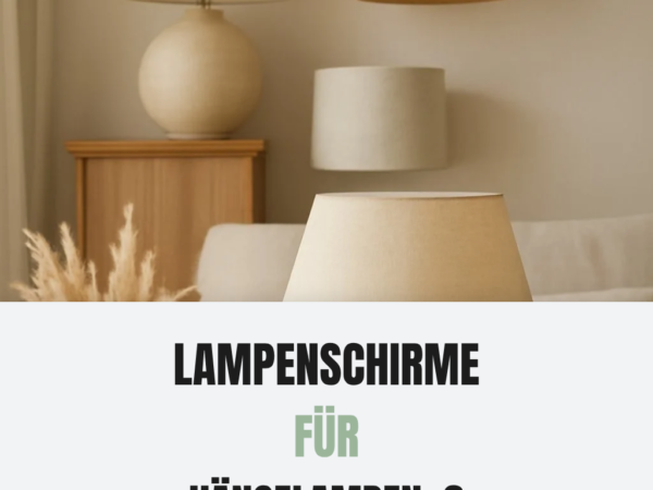 Lampenschirme für Hängelampen: 8 stimmungsvolle Favoriten