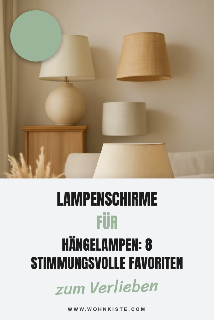Lampenschirme für Hängelampen: 8 stimmungsvolle Favoriten
